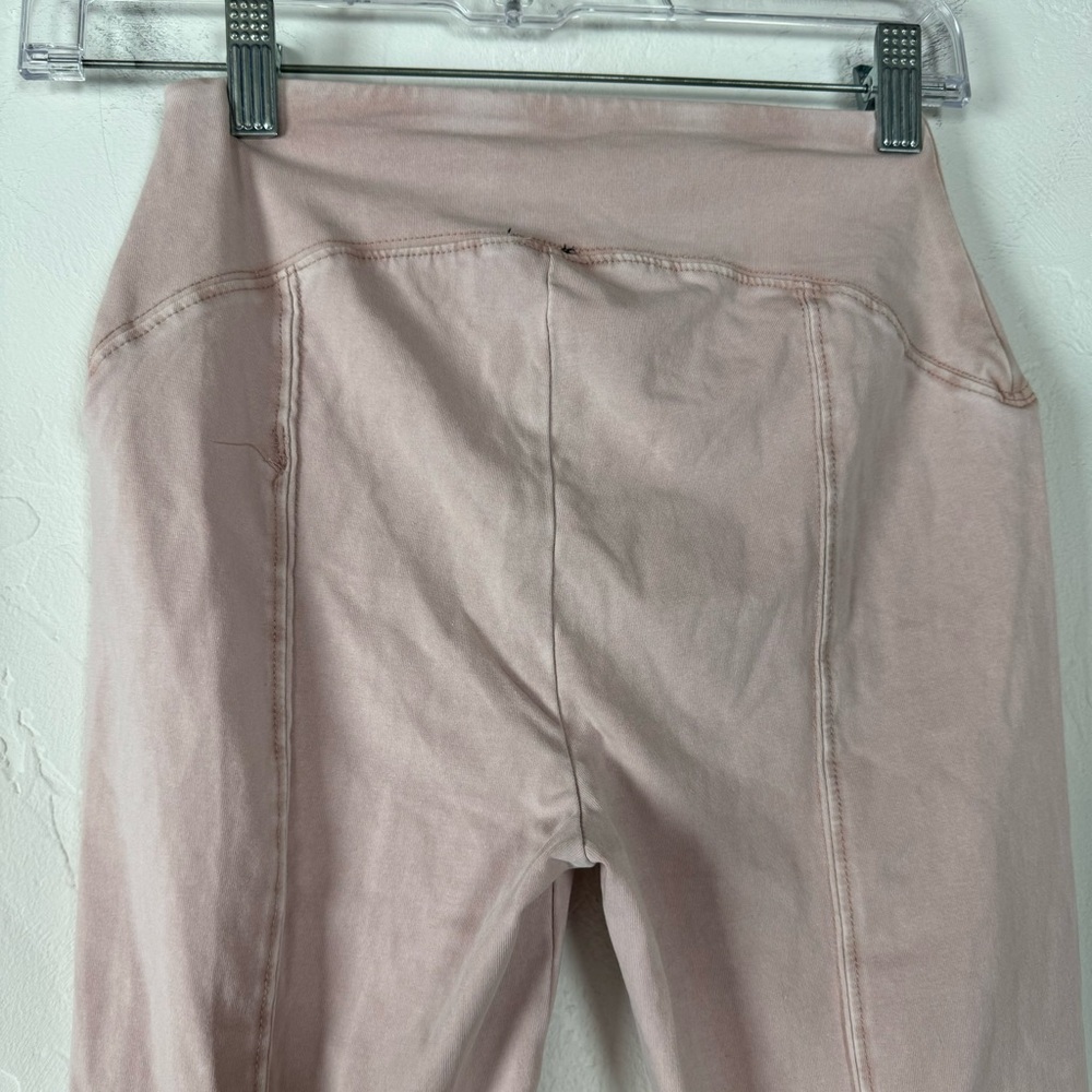 Urban Outfitters Out From Under Leggings Pants Aria Seamed Light Pink Knit Solid - Picture 7 of 9